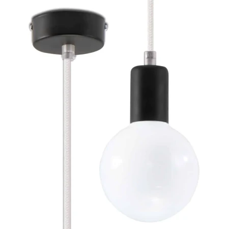 Lampa wisząca EDISON biała SL.0150 - Sollux
