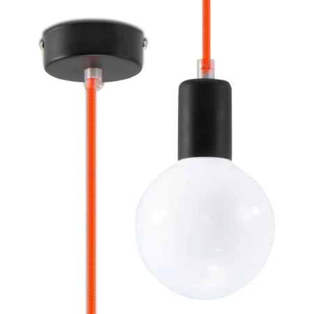 Lampa wisząca EDISON pomarańczowa SL.0154 - Sollux