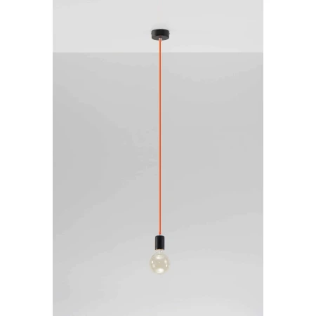 Lampa wisząca EDISON pomarańczowa SL.0154 - Sollux