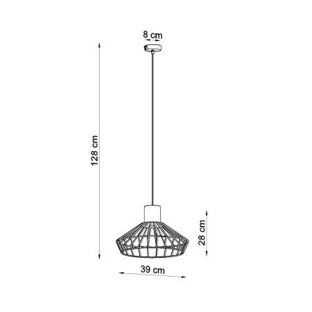 Lampa loft wisząca NELSON SL.0287 - Sollux