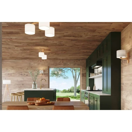 Plafon nowoczesny LEGNO 2 naturalne drewno SL.0521 - Sollux