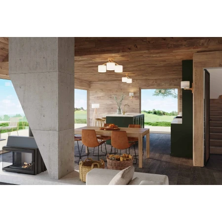 Lampa stojąca LEGNO 1 naturalne drewno SL.0523 - Sollux
