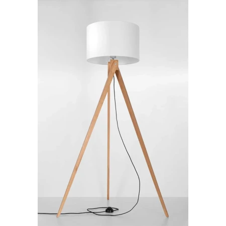 Lampa stojąca LEGNO 2 naturalne drewno SL.0524 - Sollux