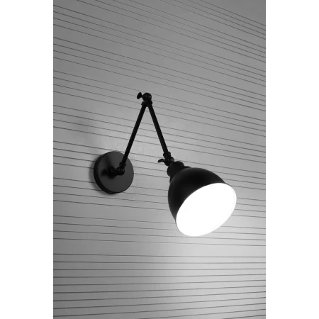 Kinkiet loft STARK KLOSZ czarna SL0613 - Sollux