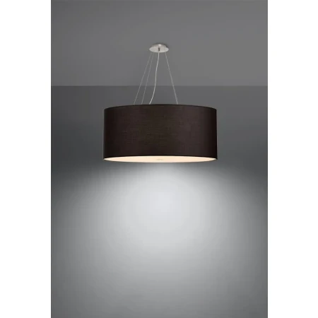 Żyrandol z abażurem OTTO 70 czarny SL.0790 - Sollux