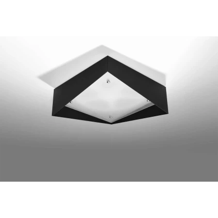 Plafon nowoczesny AVIOR czarny SL.0908 - Sollux