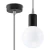 Lampa wisząca EDISON szara SL.0151 - Sollux