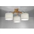 Plafon nowoczesny LEGNO 3 naturalne drewno SL.0522 - Sollux
