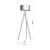 Lampa stojąca LEGNO 2 naturalne drewno SL.0524 - Sollux