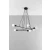 Lampa stylowa wisząca ASTRAL 6 czarna SL.0617 - Sollux