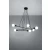Lampa stylowa wisząca ASTRAL 6 czarna SL.0617 - Sollux