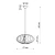 Lampa wisząca nowoczesna SOPHIA SL.0643 - Sollux
