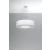 Żyrandol z abażurem SATURNO 70 biały SL.0751 - Sollux