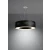 Żyrandol z abażurem SATURNO 70 czarny SL.0752 - Sollux