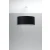 Żyrandol z abażurem OTTO 70 czarny SL.0790 - Sollux
