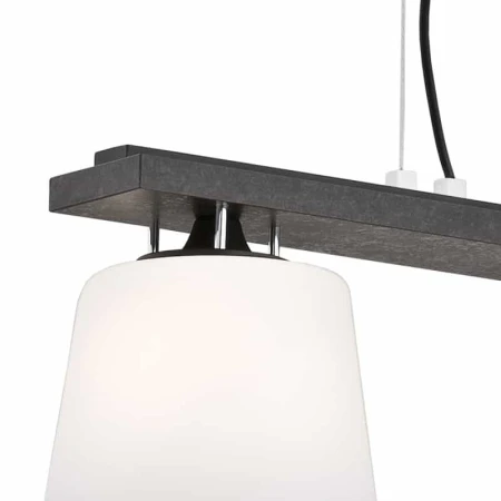 Lampa wisząca nowoczesna VERMOUTH 701 drewno szary beton - Argon