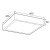 Plafon nowoczesny kwadratowy 4xE27 FORM 1702 grafit - Argon