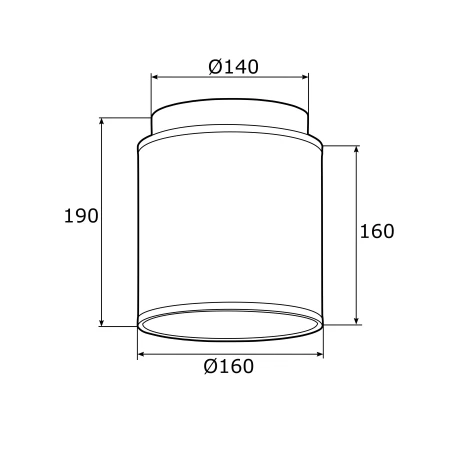 Lampa sufitowa plafon HERMAN 4247 czarno złota - Argon