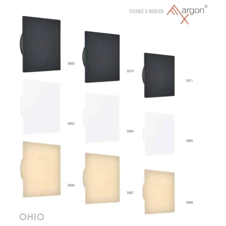 Plafon nowoczesny kinkiet OHIO 3868 złoty – Argon