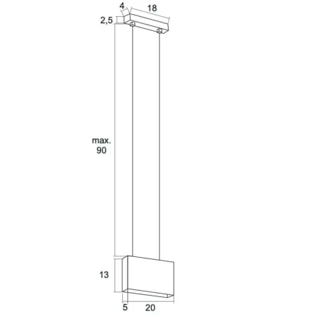 Lampa wisząca nowoczesna NEVADA 3811 złota - Argon