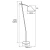 Lampa podłogowa CLAVA 4270 stylowa złota - Argon