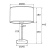 Lampa stołowa KASER 4286 szykowna - Argon