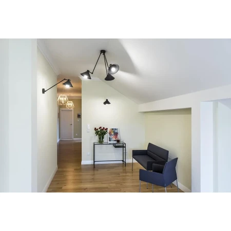 Lampa loft wisząca ALTEA 4074 czarna regulowana  – Argon