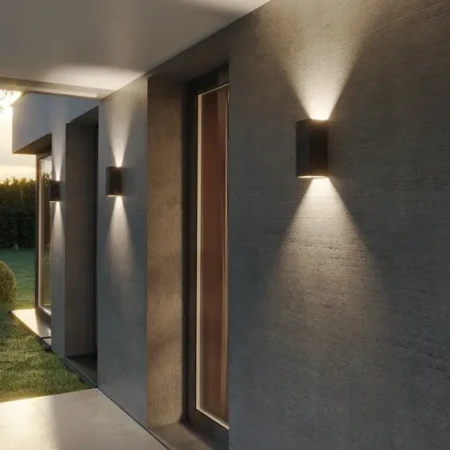 Lampa VIP square up&down LED 230V exterior M927 60° Phase-Control kinkiet czarny 26543-M927-WB-PH-12 - AqForm