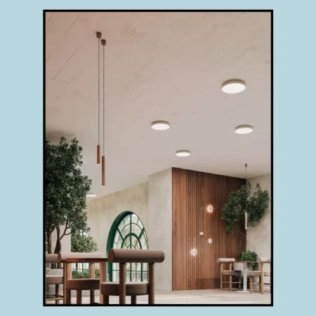 Lampa sufitowa BLOS round distance LED hermetic M930 biały 47019-M930-D9-00-13 - AqForm