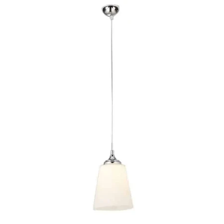 Lampa wisząca nowoczesna LIRANO 305 mleczna biel i chrom - Argon
