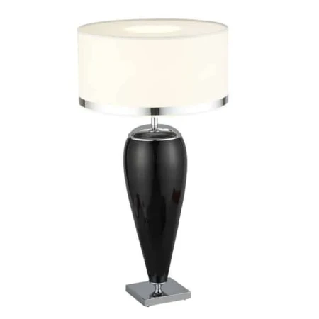 Lampa stołowa LORENA 365 szklana czarna - Argon