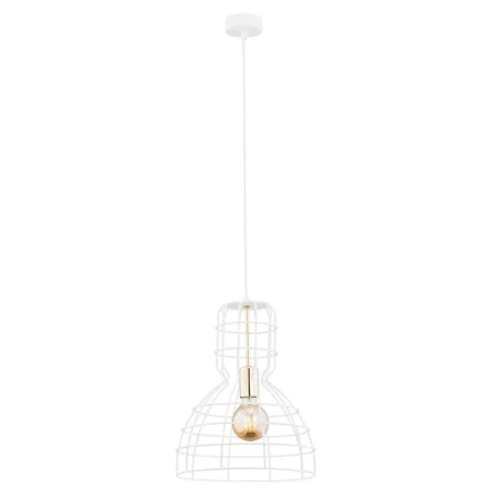 Lampa loft wisząca MARCO 4011  metalowa biała – Argon