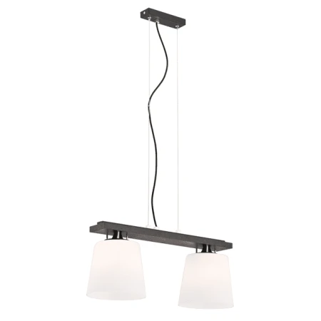 Lampa wisząca nowoczesna VERMOUTH 701 drewno szary beton - Argon