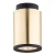 Lampa sufitowa plafon HERMAN 4280 czarno złota - Argon