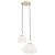 Lampa wisząca stylowa TRINI 902 podwójna szklana – Argon