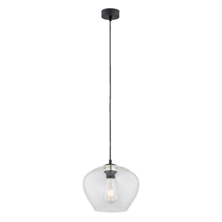 Lampa stylowa wisząca KALIMERA 4043 szklana czarna – Argon