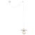 Lampa loft wisząca pojedyncza biała CORSO 3834 - Argon