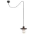 Lampa loft wisząca pojedyncza czarna CORSO 3835 - Argon
