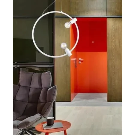 Lampa designerska wisząca Orsola  biała AZ3354 - Azzardo