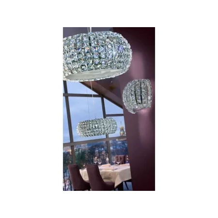 Lampa kryształowa wisząca SOPHIA 3 chrom AZ0520 - Azzardo