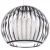 Lampa wisząca nowoczesna ARCADA M czarna AZ0363 - Azzardo