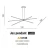 Lampa designerska wisząca Jax czarna AZ3135 - Azzardo