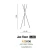 Lampa podłogowa Jax czarna AZ3136 - Azzardo