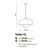 Lampa wisząca nowoczesna Valten 43 chrom AZ3166 - Azzardo