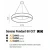 Lampa wisząca RING Sovana 80 CCT biała AZ3448 - Azzardo