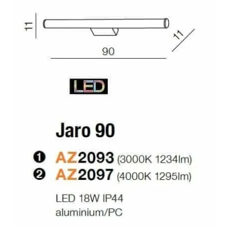 Kinkiet JARO 90 AZ2093 - Azzardo