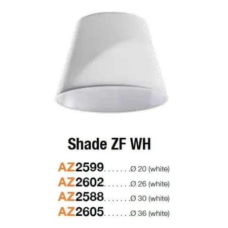 Abażur ZF 26  biały AZ2602 - Azzardo