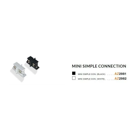 Łącznik linowy MINI 3F czarny AZ2981 - Azzardo