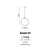 Lampa wisząca nowoczesna SWEET 30 chrom AZ0445 - Azzardo