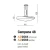 Lampa wisząca nowoczesna CAMPANA 48  biała AZ0566 - Azzardo